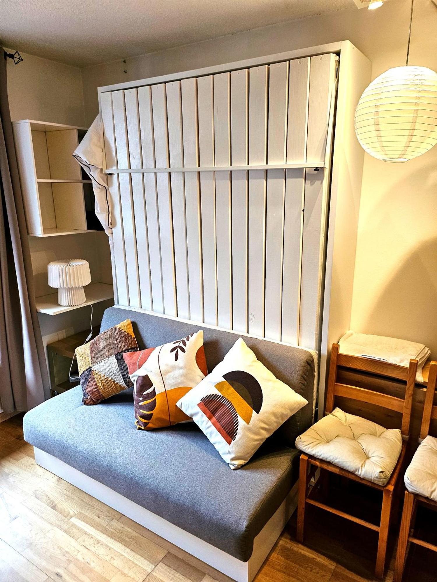 Cozy Chamonix Ski Studio With Mountain Views Bagian luar foto